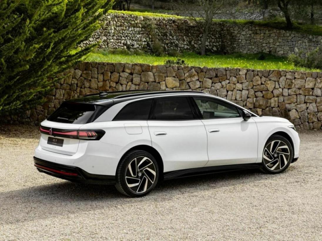 論顏值,還得是旅行車!大眾ID.7 Tourer官圖發布,純電續航685km